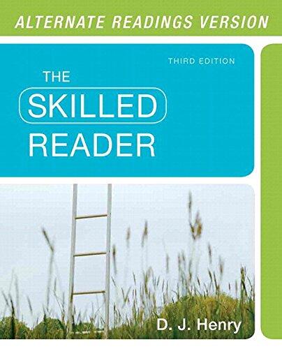 The Skilled Reader, Alternate Edition [with MyReadingLab & eText Access Code]