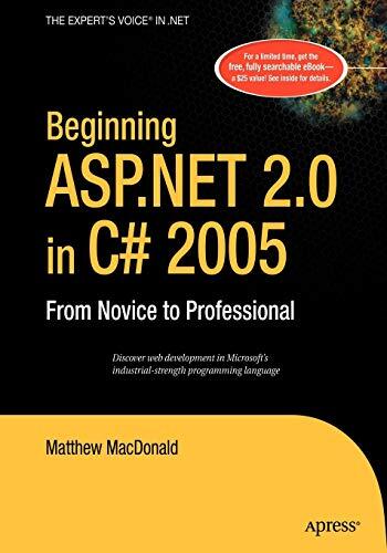 Beginning ASP.NET 2.0 in C# 2005 (From Novice to Professional)