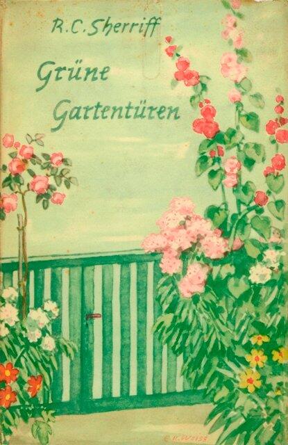 Grüne Gartentüren