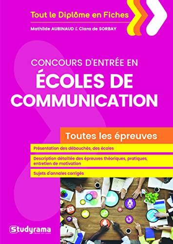 Concours d'entrée en écoles de communication: Toutes les épreuves