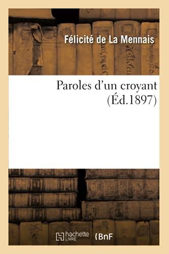 Paroles d'un croyant
