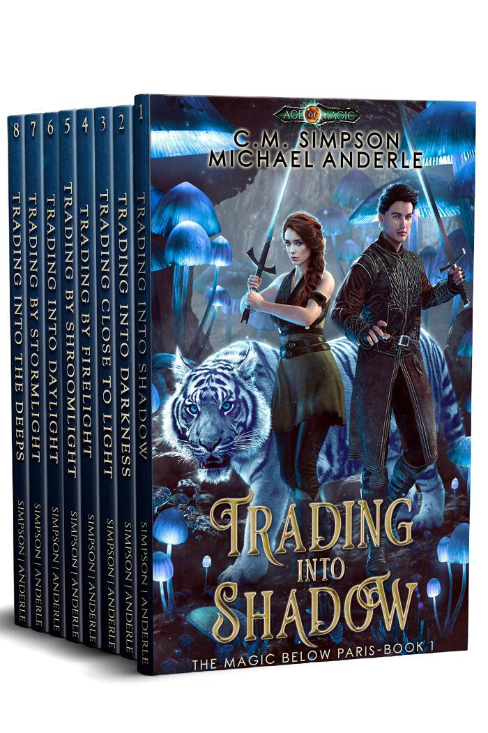 Magic Below Paris Complete Series Boxed Set (1-8): Trading Into Shadow, Trading Into Darkness, Trading Close to Light, Trading by Firelight, Trading by Shroomlight