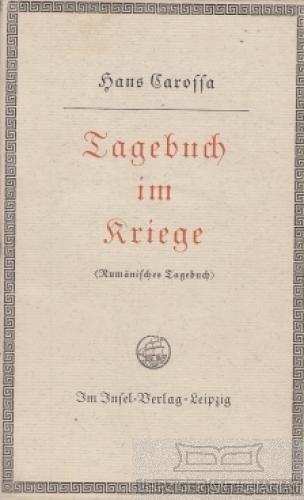 Rumänisches Tagebuch.