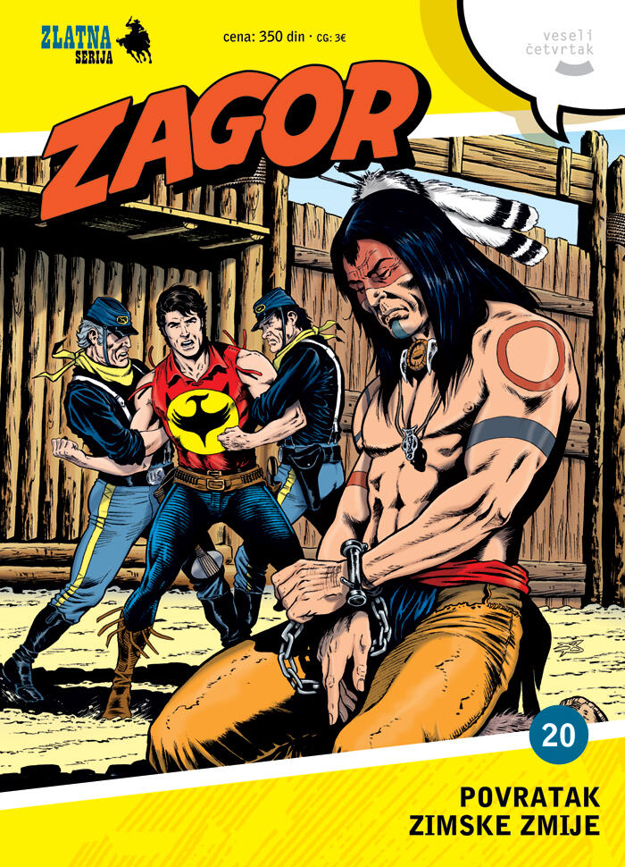 Zlatna Serija #20 Zagor: Povratak Zimske Zmije