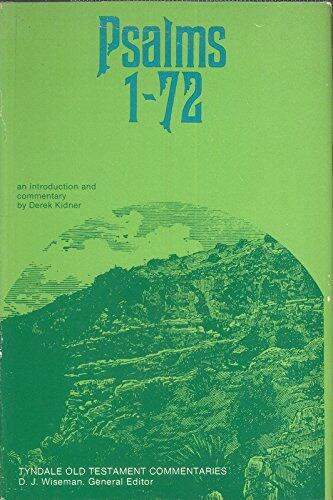 Psalms 1-72: An Introduction and Commentary on Books I and II of the Psalms