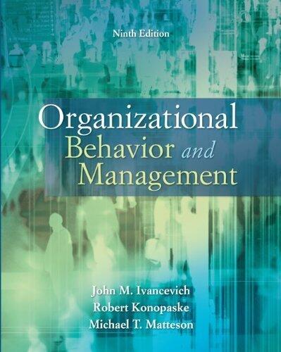 Organizational Behavior and Management 9th (2010) Paperback