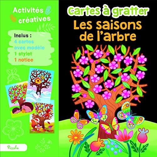 Les saisons de l'arbre - Cartes à gratter