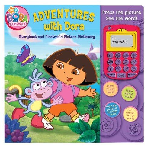 Adventures with Dora Storybook & Electronic Picture Dictionary