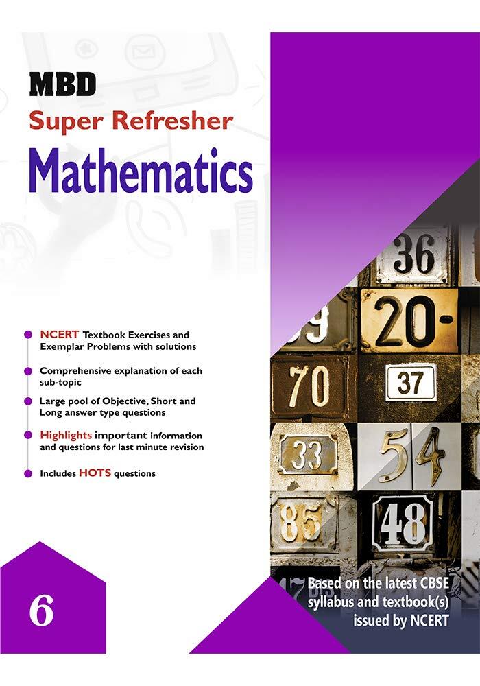 MBD SUPER REFRESHER MATHEMATICS - VI (CBSE)