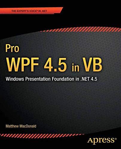Pro Wpf 4.5 in VB