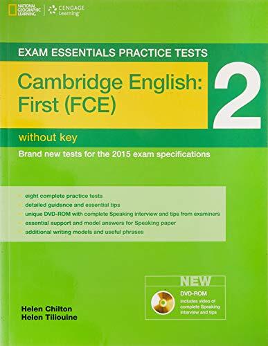 Exam Essentials: Cambridge First Practice Tests 2 w/o Key + DVD-ROM