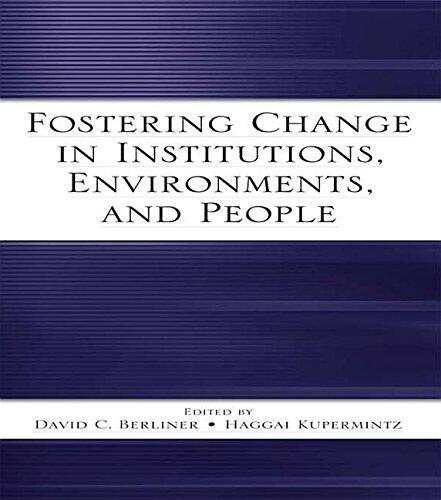 Fostering Change in Institutions, Environments, and People: A Festschrift in Honor of Gavriel Salomon