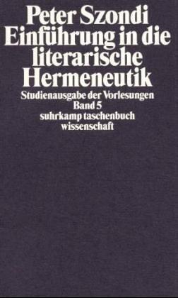 Einführung in die literarische Hermeneutik