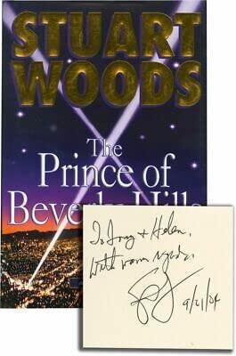 Rare Stuart Woods PRINCE OF BEVERLY HILLS First Edition inscribed to Signed -Putnam [Hardcover] Stuart Woods