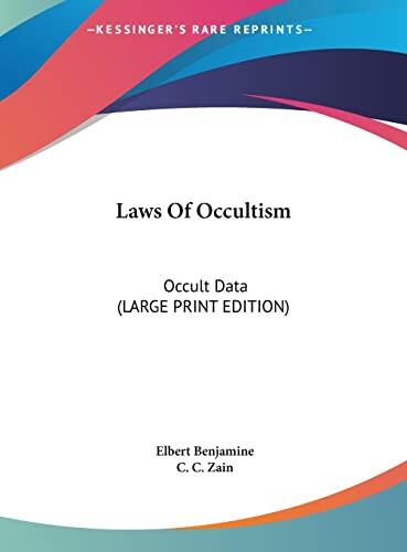 Laws of Occultism: Occult Data