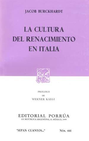 La Cultura del Renacimiento en Italia