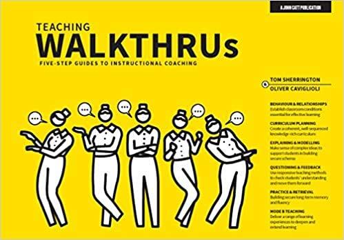 BY Tom Sherrington Teaching WalkThrus Five-step guides for instructional coaching Paperback - Illustrated 30 MarCH 2020