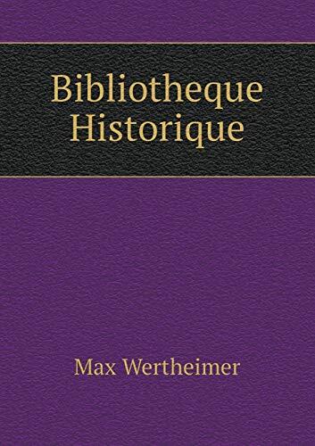 Bibliotheque Historique