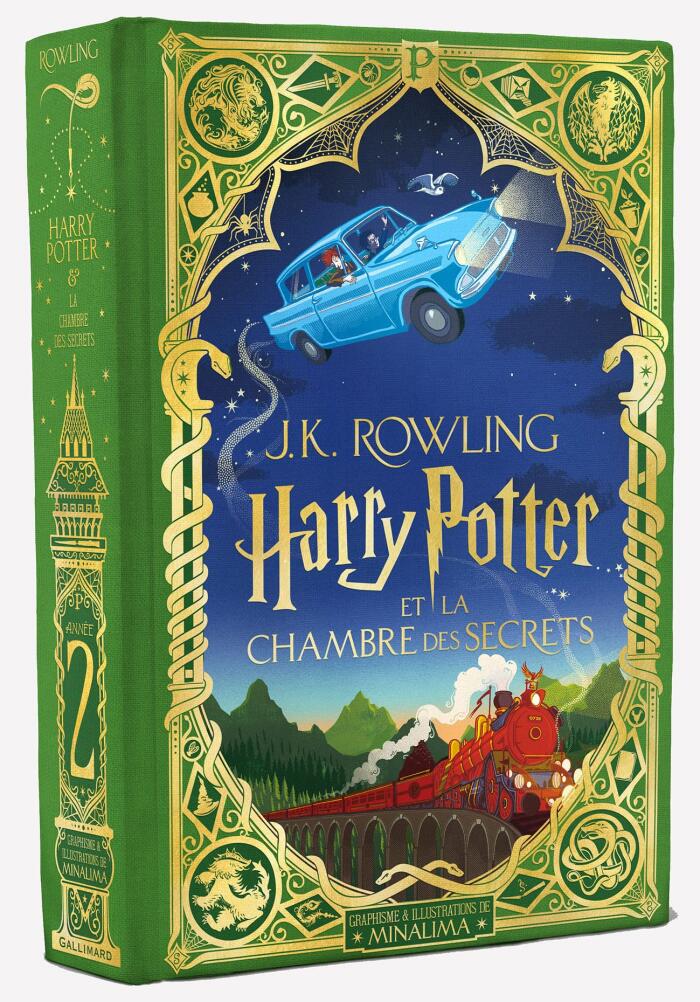 Harry Potter et la chambre des secrets - Édition illustrée interactive: Graphisme et illustrations de MinaLima