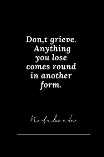 xkgifgergt646 dont grieve anything - 120 pages notebook x