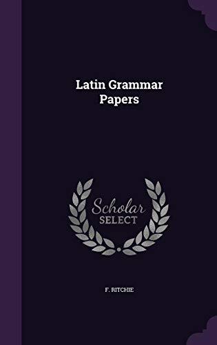 Latin Grammar Papers
