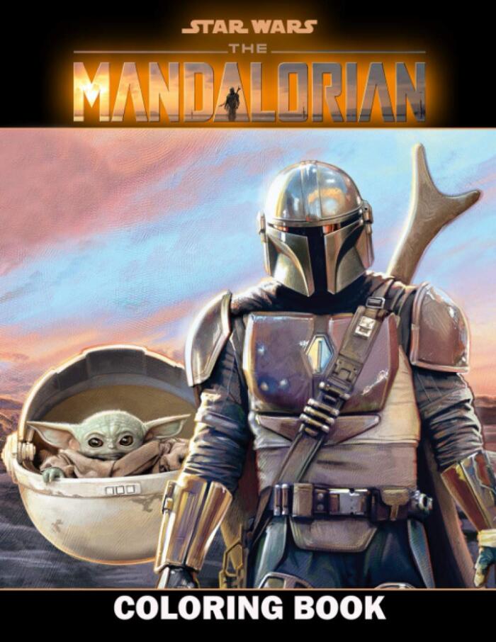 The Mandalorian Coloring Book: Perfect Coloring Book