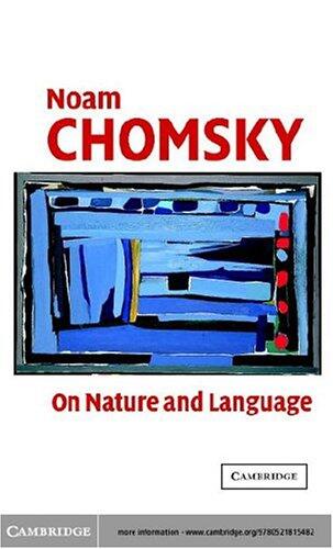 On Nature and Language