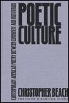 Poetic Culture: Contemporary American Poetry between Community and Institution
