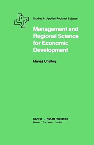 Management and Regional Science for Economic Development