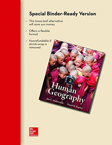Loose Leaf Version for Human Geography