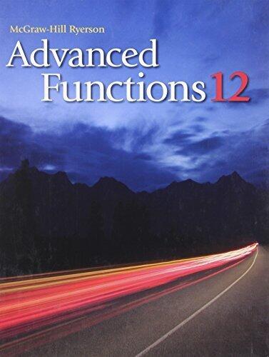 McGraw-Hill Ryerson: Advanced Functions 12