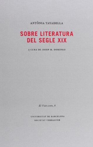 Sobre literatura del segle XIX