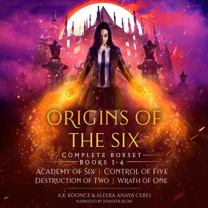 The Origins of the Six Complete Boxset: A Supernatural Academy Series
