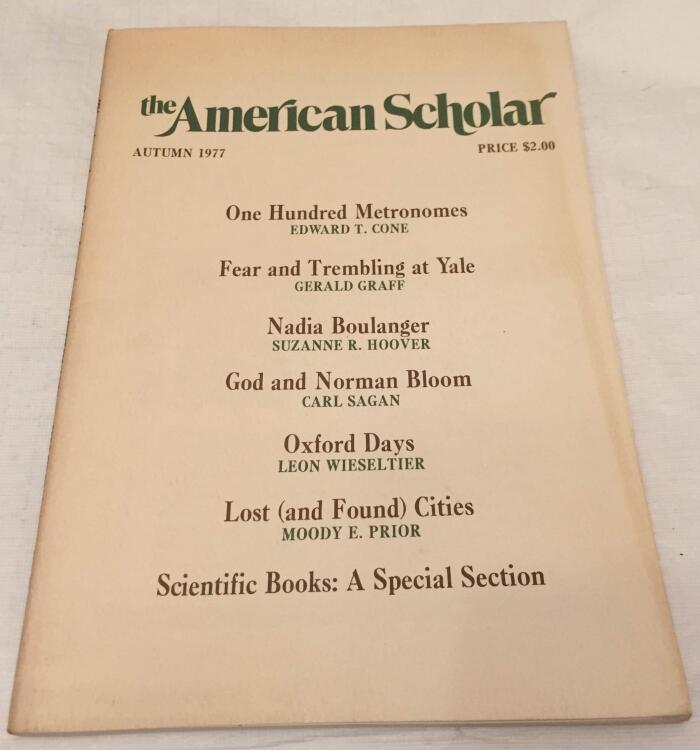 The American Scholar, Autumn 1977