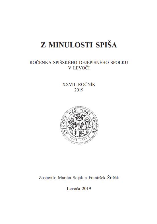 Z minulosti Spiša XXVII / 2019