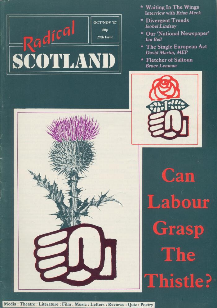Radical Scotland, Oct / Nov '87