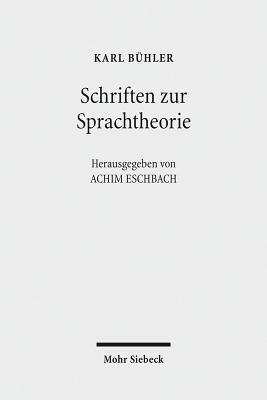 Schriften Zur Sprachtheorie