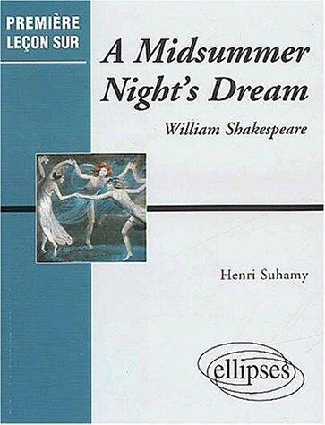 Shakespeare, A Midsummer Night's Dream
