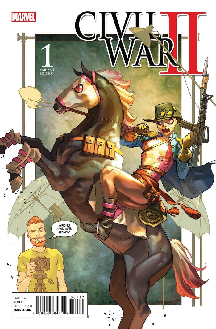 Civil War Ii #1 Party Variant Cover