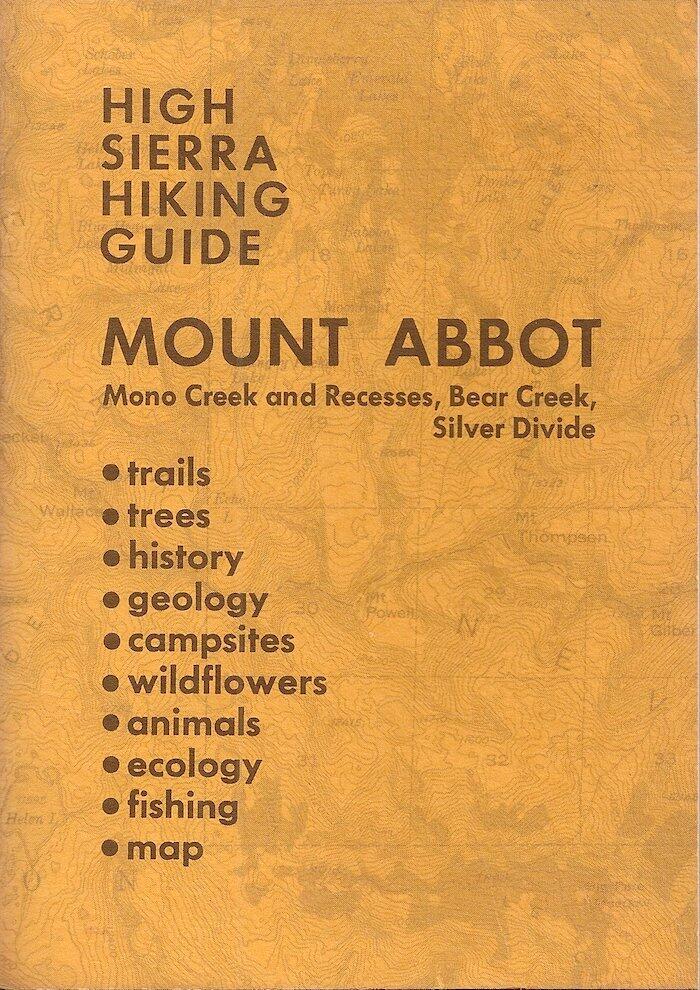 Mount Abbot, Mono Creek and Recesses, Bear Creek, Silver Divide, and vicinity