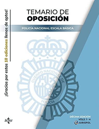 Pack Temario Oposición Escala Básica Policía Nacional (4 Volúmenes)