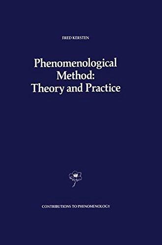 Phenomenological Method: Theory and Practice (Contributions to Phenomenology)
