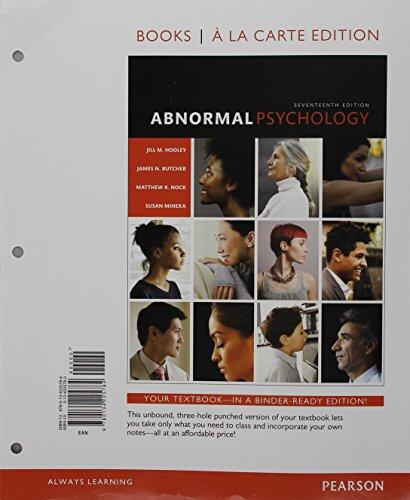 Abnormal Psychology, Book a la Carte Plus NEW MyLab Psychology (Access Card Package)