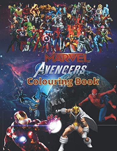 Marvel Avengers Colouring Book: Coloring book for children and adults this book contains more than 50 different images of the superhero with amazing quality