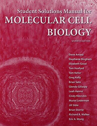 Molecular Cell Biology [with Solutions Manual]