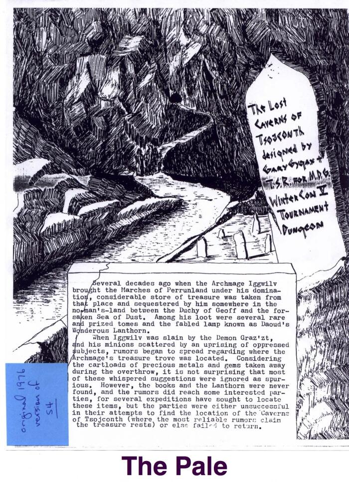 The Lost Caverns of Tsojconth