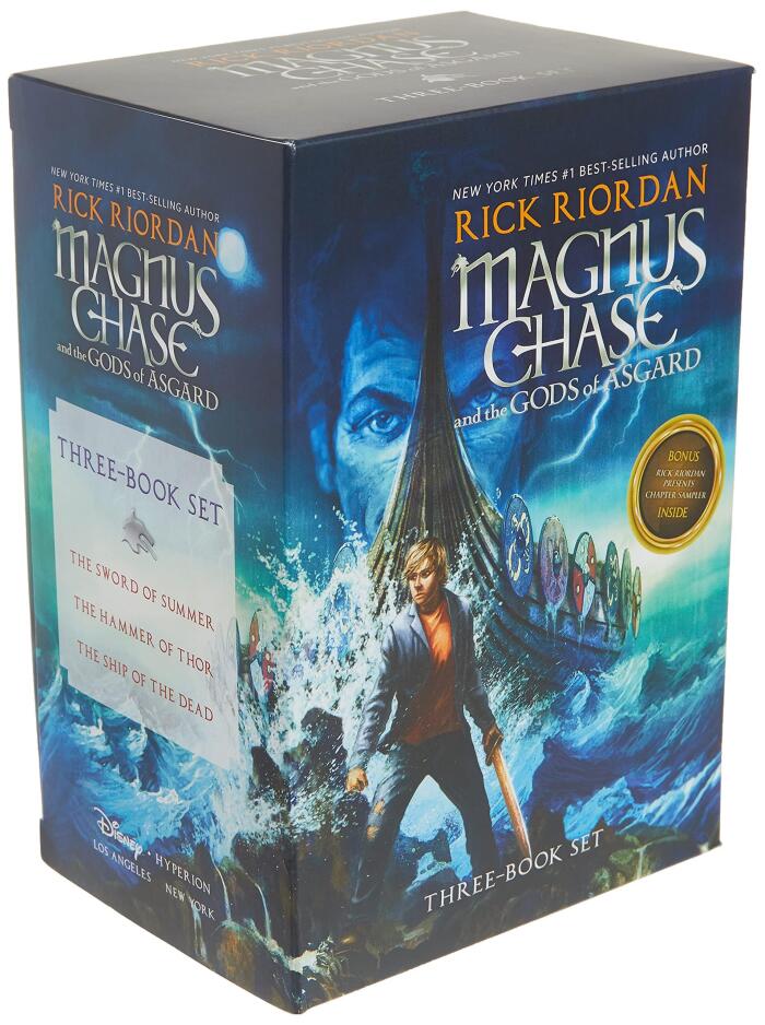 Magnus Chase and the Gods of Asgard Paperback 3 Books Boxed Set
