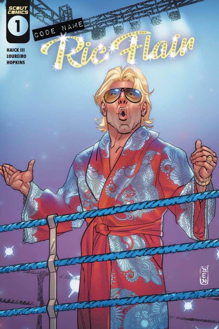 Code Name Ric Flair #1 Magic Eightball Cover by Georges Duarte