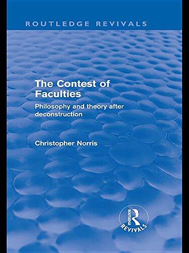 Contest of Faculties: Philosophy and Theory After Deconstruction