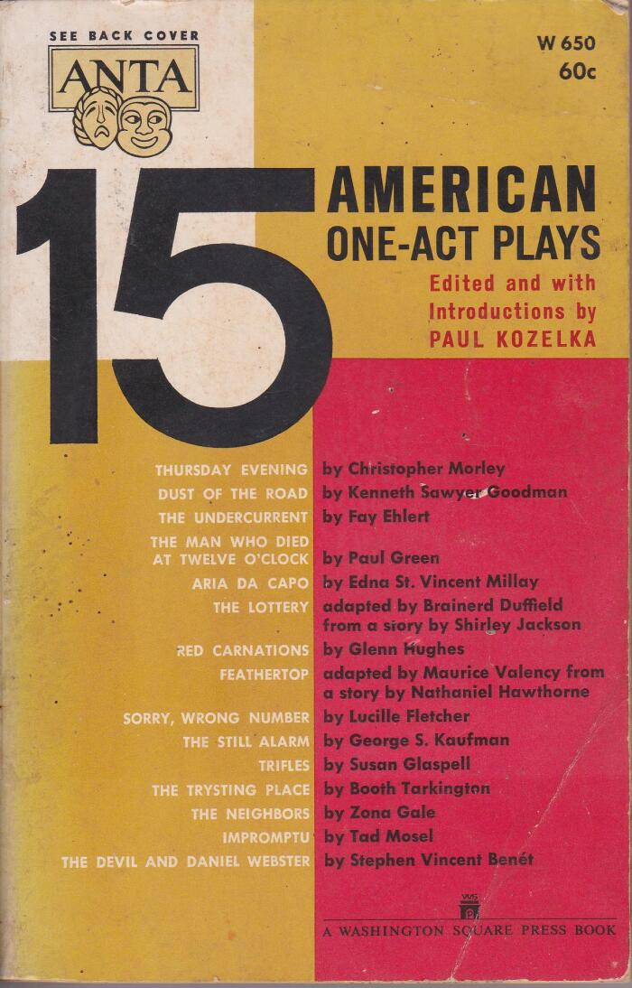 15 American One-Act Plays